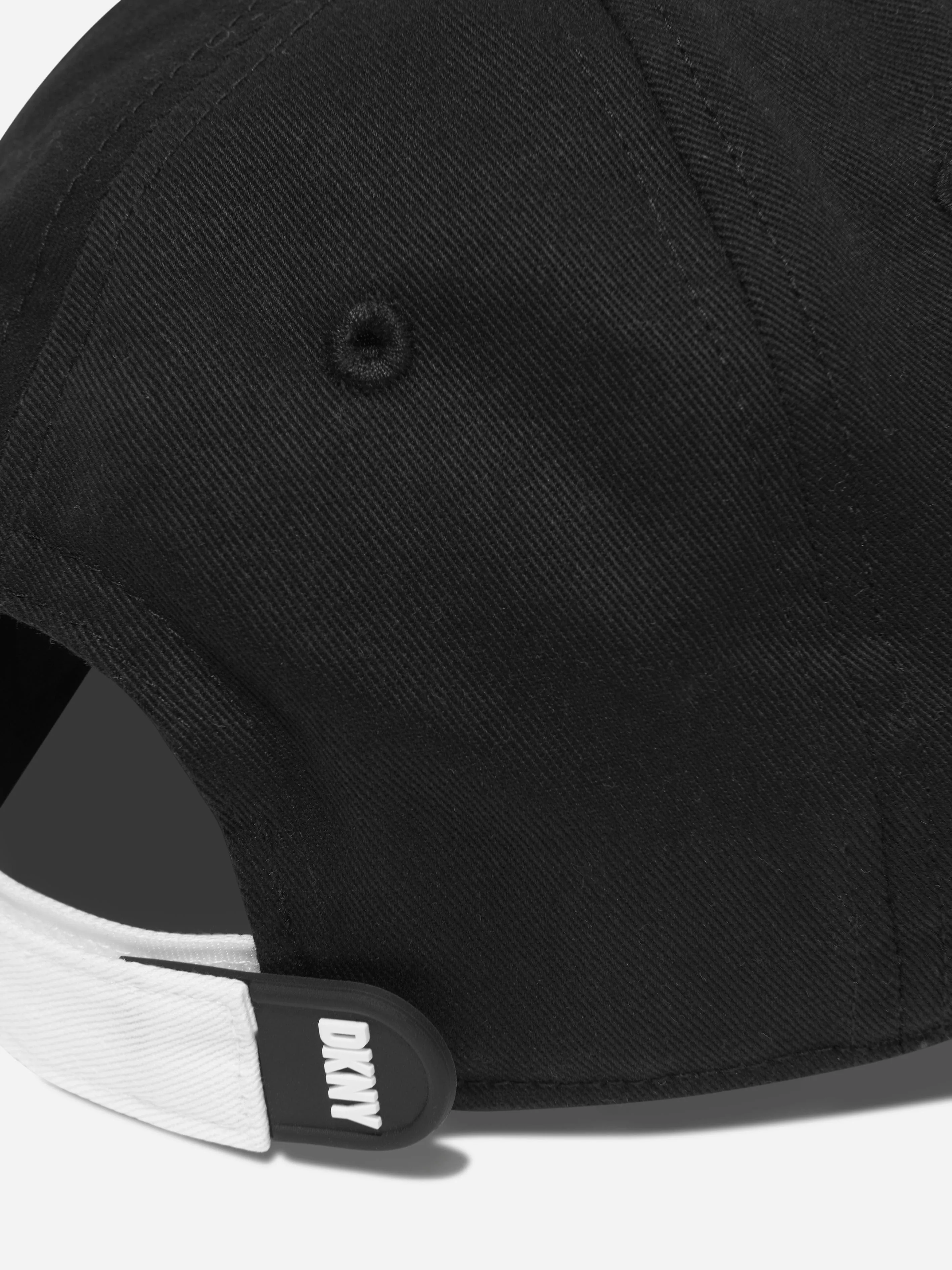 DKNY Boys Weaved Tape Cap in Black