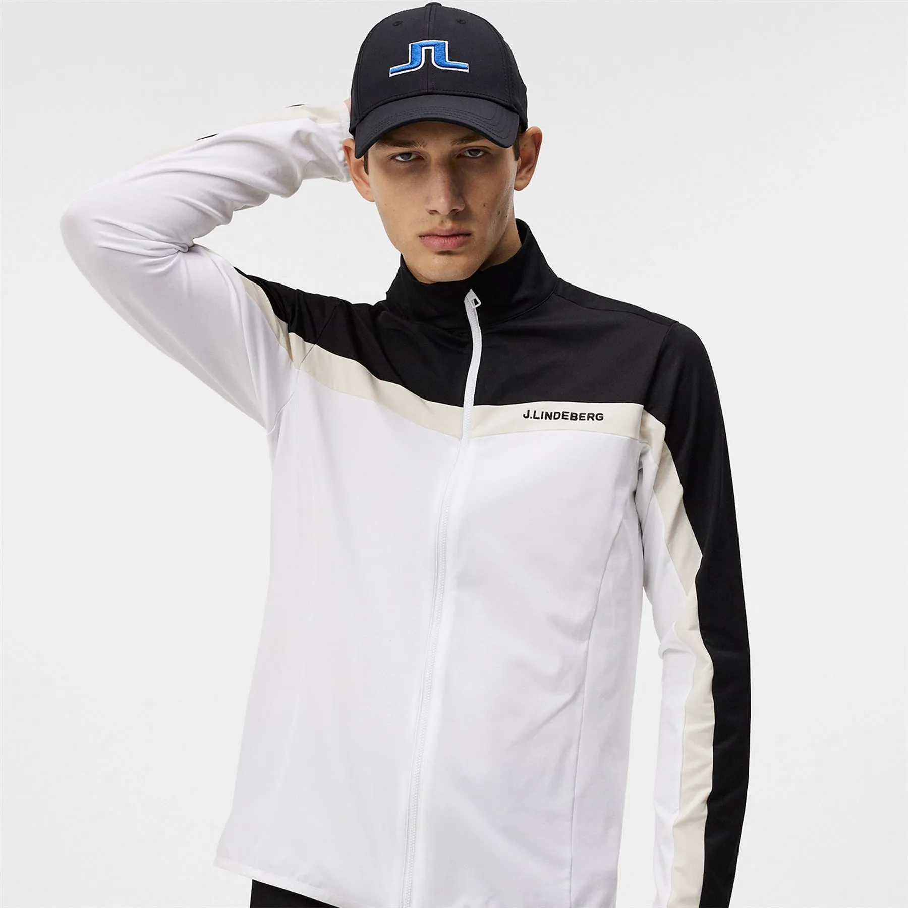 Jarvis Regular Fit Stretch Mid Layer White - SS24